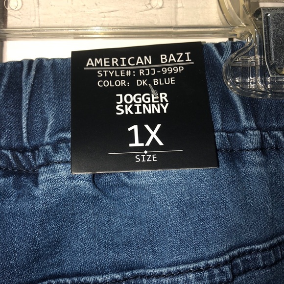 Plus Size Distressed Super Skinny Jeans - Picture 4 of 6